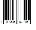 Barcode Image for UPC code 0035141827001