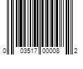 Barcode Image for UPC code 003517000082