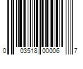 Barcode Image for UPC code 003518000067