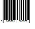 Barcode Image for UPC code 0035261080072