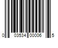 Barcode Image for UPC code 003534000065