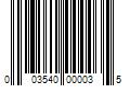 Barcode Image for UPC code 003540000035