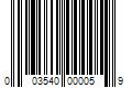 Barcode Image for UPC code 003540000059