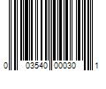 Barcode Image for UPC code 003540000301