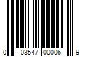 Barcode Image for UPC code 003547000069