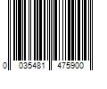 Barcode Image for UPC code 0035481475900