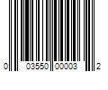 Barcode Image for UPC code 003550000032