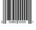 Barcode Image for UPC code 003560000091