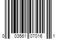 Barcode Image for UPC code 003561070161