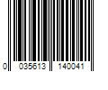 Barcode Image for UPC code 0035613140041