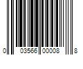 Barcode Image for UPC code 003566000088