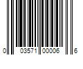 Barcode Image for UPC code 003571000066