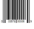 Barcode Image for UPC code 003578000069