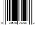 Barcode Image for UPC code 003578000083