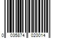 Barcode Image for UPC code 0035874020014