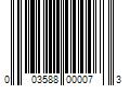 Barcode Image for UPC code 003588000073