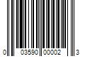 Barcode Image for UPC code 003590000023