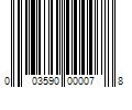 Barcode Image for UPC code 003590000078