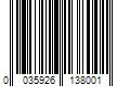 Barcode Image for UPC code 0035926138001