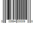 Barcode Image for UPC code 003594000098