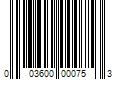 Barcode Image for UPC code 003600000753