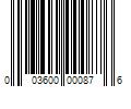 Barcode Image for UPC code 003600000876