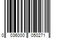 Barcode Image for UPC code 0036000050271