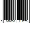 Barcode Image for UPC code 0036000119770