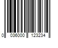 Barcode Image for UPC code 0036000123234