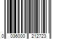 Barcode Image for UPC code 0036000212723