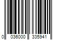 Barcode Image for UPC code 0036000335941