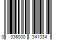 Barcode Image for UPC code 0036000341034