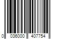 Barcode Image for UPC code 0036000407754