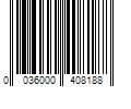 Barcode Image for UPC code 0036000408188