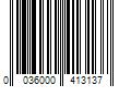 Barcode Image for UPC code 0036000413137