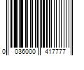 Barcode Image for UPC code 0036000417777