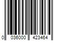 Barcode Image for UPC code 0036000423464