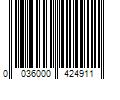 Barcode Image for UPC code 0036000424911