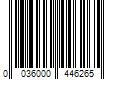 Barcode Image for UPC code 0036000446265