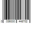 Barcode Image for UPC code 0036000448702