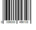 Barcode Image for UPC code 0036000456103