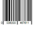 Barcode Image for UPC code 0036000467611