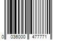 Barcode Image for UPC code 0036000477771