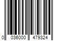 Barcode Image for UPC code 0036000479324