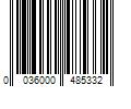 Barcode Image for UPC code 0036000485332