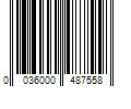 Barcode Image for UPC code 0036000487558