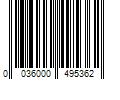 Barcode Image for UPC code 0036000495362