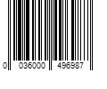 Barcode Image for UPC code 0036000496987