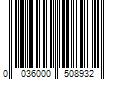 Barcode Image for UPC code 0036000508932