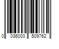 Barcode Image for UPC code 0036000509762